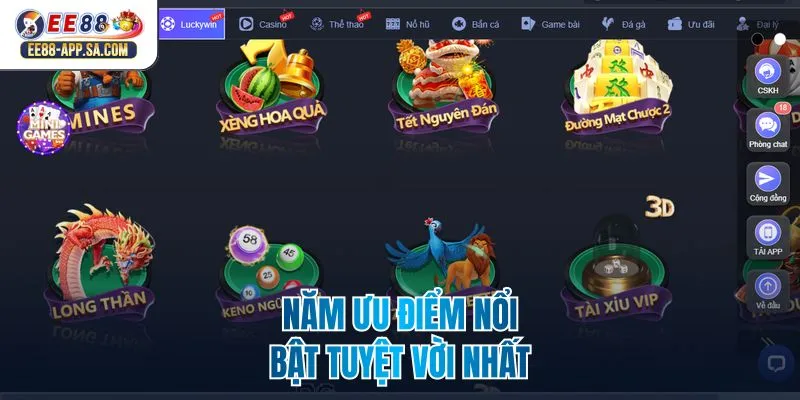 Năm ưu điểm nổi bật tuyệt vời nhất