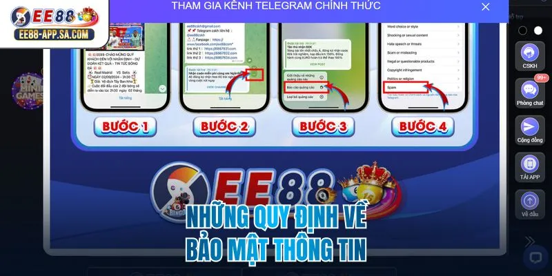 Những quy định về bảo mật thông tin
